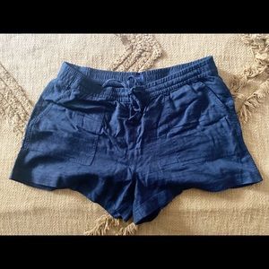 J Crew linen drawstring shorts